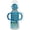 1-Pack, Blue, variant on Dr. Brown's Milestones Narrow Sippy Straw Bottle, Spill-Proof with 100% Silicone Handles and Weighted Straw, 8 oz/250 mL, Blue, 6m+