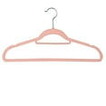 thumbnail image 2 of Isaac Mizrahi 30 Pack of Velvet Hangers in Blush, 2 of 8