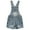Blue-2726, variant on KIDSCOOL SPACE Little Big Girls Denim Shortalls, Stone Washed Soft Jeans Summer Shorts,Light Blue,11-12 Years