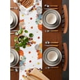 thumbnail image 5 of Table Runners 72 Inches Long Dress Scarves, Fall Farmhouse Kitchen/Dining Table Runner, Coffee Tablerunners, Orange Yellow Thanksgiving Maple Leaf Gnomes Pumpkin 13x72 Inch, 5 of 7