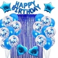 thumbnail image 1 of Ensemble de Ballons d'Anniversaire Mode Réutilisables Ensemble de Décorations de Fête Kit de Ballons en Feuille, 1 of 2