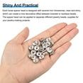 thumbnail image 4 of Uxcell Metal Spacer Beads Plated Crystal Rhinestone Spacer Beads Round Spacer 200Pcs Champagne 10mm, 4 of 7