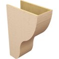 thumbnail image 5 of 11"W x 22"D x 33"H Classic Greensboro Rough Cedar Woodgrain TimberThane Corbel, Primed Tan, 5 of 6