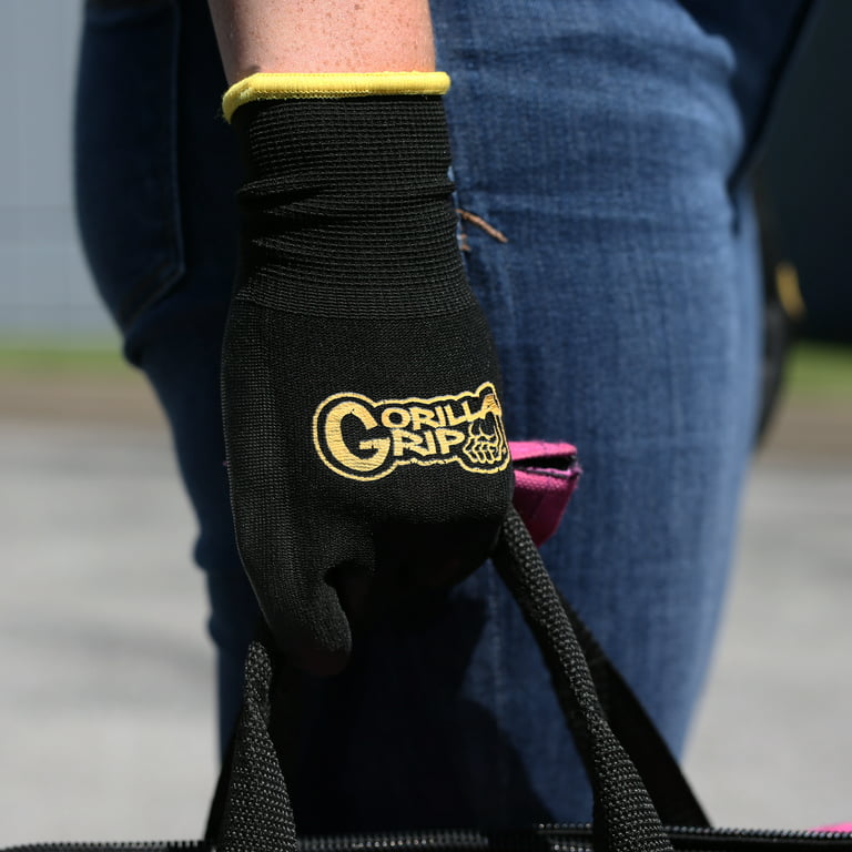 3 Pack Gorilla grip gloves with no-slip technology
