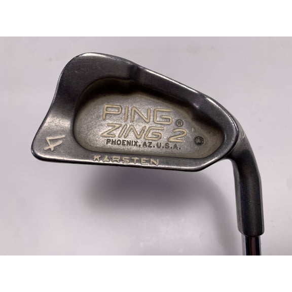 Pre-Owned Ping Zing 2 Single 4 Iron Black Dot Karsten JZ Regular Steel Mens RH