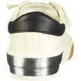thumbnail image 3 of Dolce Vita Womens Zina Sneaker 8 White/Black Leather, 3 of 8