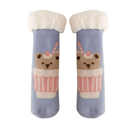 

HSMQHJWE Sheer Ankle Socks Pack Of Socks For Men Women Winter Animal Printing Velvet Thickened Coral Velvet Floor Cotton Socks Sleep Towel Socks Women High Socks