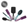 thumbnail image 4 of Revlon Straight & Smooth Soft Touch Paddle Hair Brush Set, Black + Berry, 4 of 4