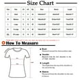 thumbnail image 3 of CHOK Hauts d'Été pour Femmes, T-Shirt Imprimé Teinture sur Nœuds à Col Rond et Manches Courtes, Tunique Décontractée pour Vacances, 3 of 6