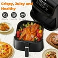 thumbnail image 3 of DEIME Air Fryer 7.2 QT 1700W Oilless Oven Healthy Cooker with 8 Presets, Visible Cooking Window, LCD Touch Screen, Non-Stick Basket (Black), 3 of 5
