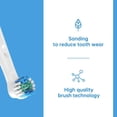 thumbnail image 3 of Replacement Brush Heads Compatible with Oral b Electric Toothbrush Heads, 8 Precision Replacement Brush Heads,, 3 of 5