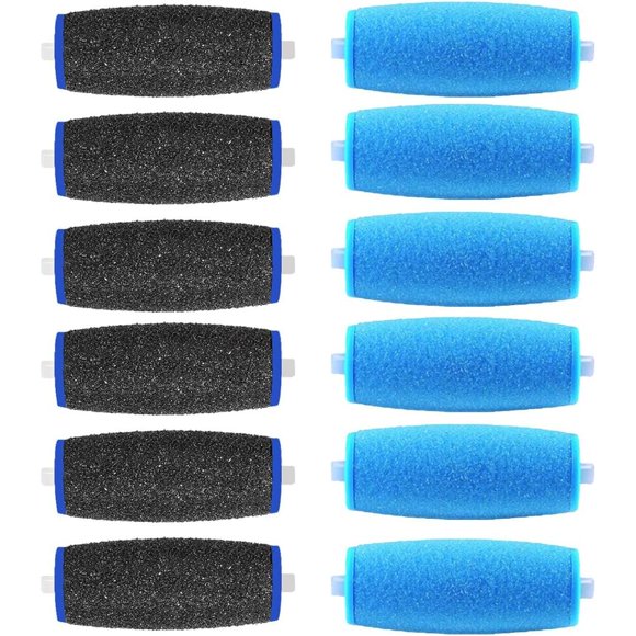 Lot de 12 utbytesrullar Supplémentaires pour les Médias Amope, compatible avec la Lime de Pied pour 6 Ans et Plus
