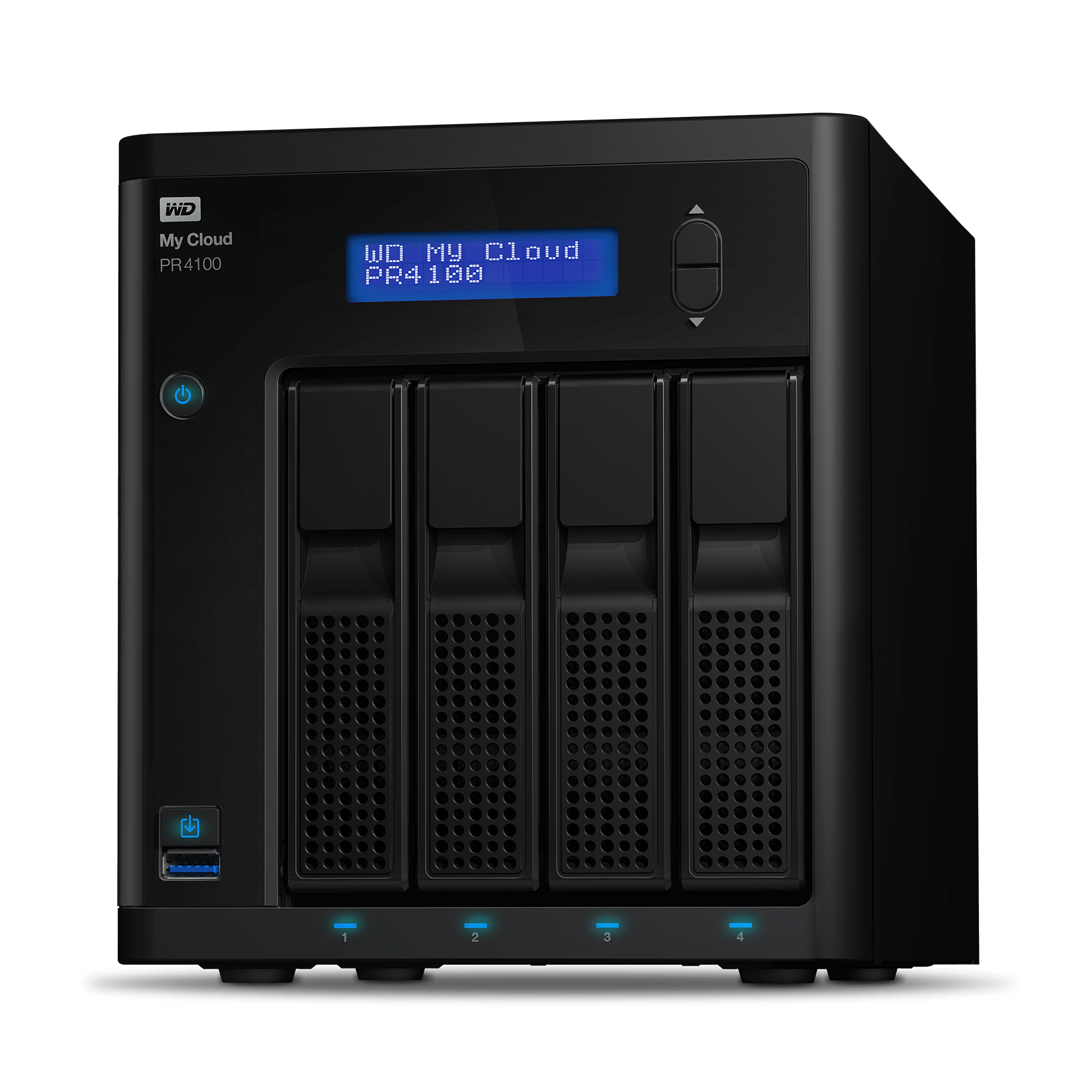 WD 8TB My Cloud Pro Series PR4100, 4-Bay Network Attached Storage - WDBNFA0080KBK-NESN - image 2 of 8