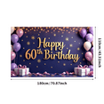 thumbnail image 3 of Yatrandify Decorative Design Happy Birthday Banner Balloon Decoration Event Banner Durable for Birthday Party Indoor Decoration Party Celebration, 3 of 8
