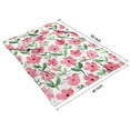 thumbnail image 4 of Pioneer Flower Floral Print Pattern Blanket,Comfortable Soft Lamb Wool Throw Blanket,All Season,Warm Lightweight Blankets for Sofa Bed Couch Living Room Chair,40"x50", 4 of 4