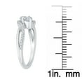 thumbnail image 4 of KATARINA 1/3 cttw Diamond Bypass Promise Ring in 14K White Gold, 4 of 5