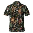 thumbnail image 3 of Polo Bigfoot Mushroom Hawaiian Shirts For Men Vacation Aloha Mens Polo Shirts Short Sleeve Shirts Print Funny Golf Polo Shirts for Men, 3 of 7
