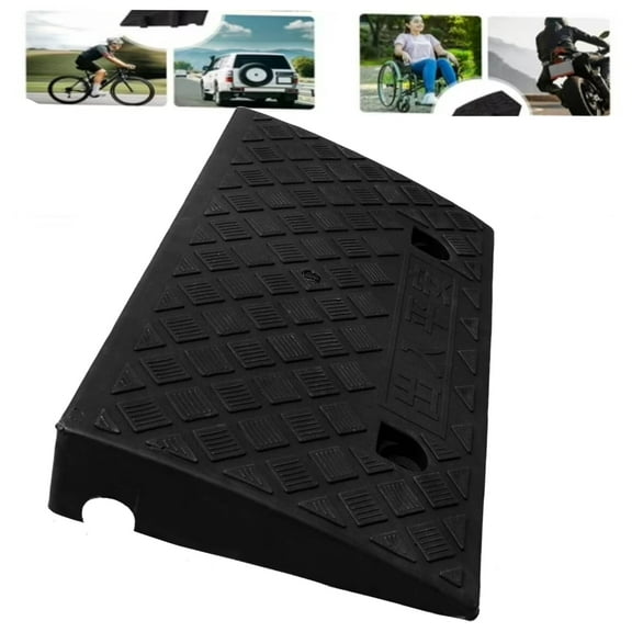 Wheelchair Ramp,Heavy Duty Threshold Ramp, Portable Light Curb Ramp Driveway for Caravan Car Mobility, 19.68x10.06x5.11in Notch ramps