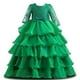 thumbnail image 1 of Vestido Para Niñas, Ropa Para Niñas, Vestido Para Niños, Vestido De Princesa Con Mangas, Pajarita, Vestido De Malla De Encaje, Vestido Verde Para Pasteles Odeerbi LM103-6064, 1 of 9