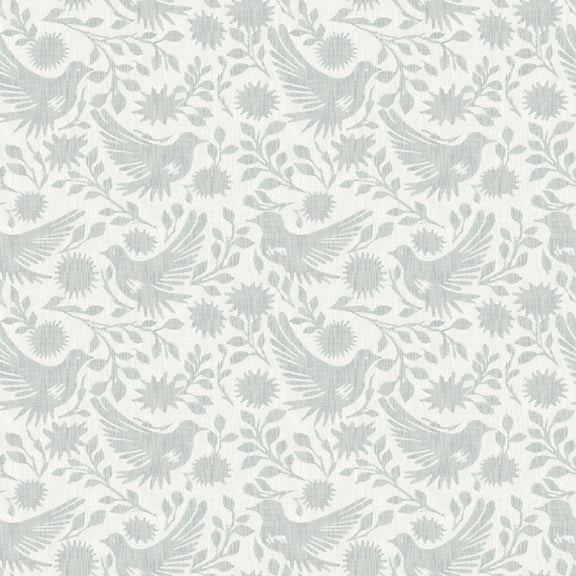NuWallpaper Waverly Winged Serenade Blue Peel and Stick Wallpaper