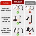 thumbnail image 6 of Yes4All Pulley System With Loading Pin + Deluxe Tricep Rope Pull Down Attachment, 6 of 7