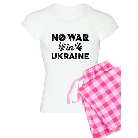 

CafePress - No War In Ukraine - Women s Light Pajamas