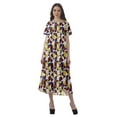 thumbnail image 1 of Moomaya Tenues d'Été Femmes Coton Flex Imprimées Robes Décontractées, 1 of 5