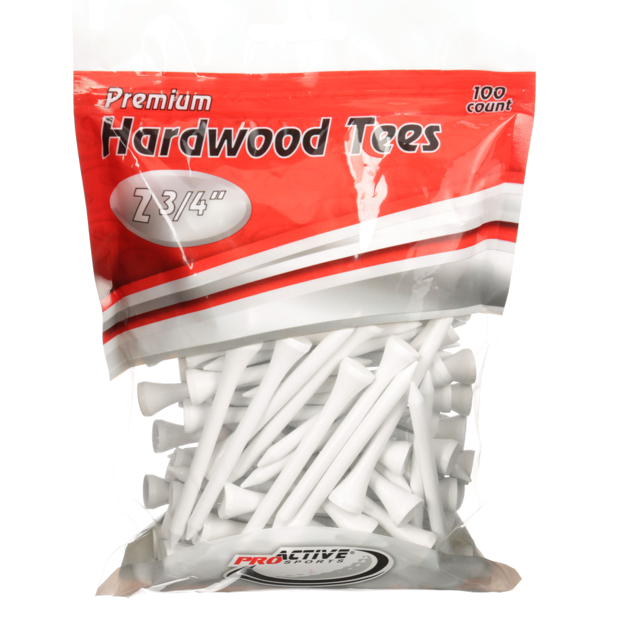 ProActive Sports 2 3/4-Inch Golf Tees 100 Pack (White) - image 2 of 5