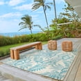 thumbnail image 6 of Reyn Spooner Tradewinds Kalo Indoor/ Outdoor Polypropylene Oasis Flat Weave Area Rug, 8x10, 6 of 6