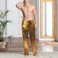 thumbnail image 5 of Mens Pajama Pants - Soft Sleep & Lounge Pants for Men, Golden Pig Cloud Fantasy Cuteness Casual PJ Bottoms Pants with Pockets, 5 of 5