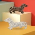 thumbnail image 7 of 8'' Dachshund Figurines, Bronze Dog Statue, Puppy Sculpture, Wiener Dog Decor, Gifts for Dog Loving Friends, 7 of 7