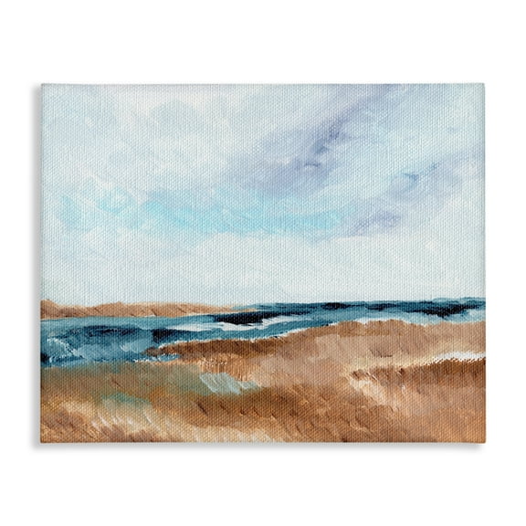 Stupell Industries Coastal View Horizon Canvas Wall Art design by Nikita Jariwala, 16 x 20