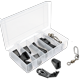 Cannon Terminateur de Câble Downrigger 2250002 Noir; Plastique; Set de 6; Idéal pour l'Eau Salée et Fraîche – image 1 sur 2