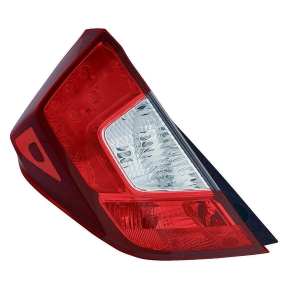 KAI New Standard Replacement Driver Side Outer Tail Light Assembly, Fits 2015-2020 Honda Fit