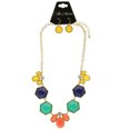 thumbnail image 2 of Mi Amore Necklace-Earring-Set Multicolor/Gold-Tone, 2 of 3