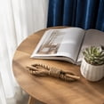 thumbnail image 5 of Naittoop 1pcs Curtain Tiebacks Rustic Holdbacks for Drapes Farmhouse Tie Backs for Curtains Cotton Jute Rope with Wood Club Rustic Curtain Accessory Living Room Decor Bedroom Window Ornament, 5 of 6