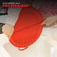 thumbnail image 7 of Splatter Screen Pan Guard Frying Bacon Grease Oil Red Silicone Gaurd Stove Top Cooking Exultimate, 7 of 7