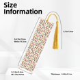 thumbnail image 3 of Kdxio Ice Cream Popsicles Print Metal Tassel Bookmarks,Perfect Gift for Art Lovers and Bookworms Metal Bookmarks for Women, 3 of 8