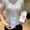 thumbnail image 2 of Sanrio-funda de teléfono con cordón para Samsung Galaxy S21, S20, S10, A71, A51, A90, A02, FE Note Ultra, muñeco de dibujos animados, Cinnamoroll My Melody Fivean unisex, 2 of 2