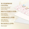 thumbnail image 6 of Boho Peel and Stick Wallpaper Pink Floral Ribbons Butterflies White Wall Mural 23.6in x 9.8ft Self Adhesive Removable Wall Paper Renter Friendly Wallpaper for NurseryGirls Bedroom Cabinets, 6 of 8