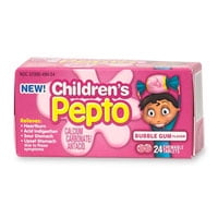 Pepto-Bismol Children Chewable Tablets, Bubble Gum Flavor - 24