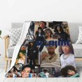 thumbnail image 2 of Dd Hip Hop Osama Flannel Blanket Air Conditioning Blanket Nap Blanket Sofa Throw Blanket Throw Blankets 60"X50", 2 of 6