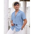 thumbnail image 3 of COOFANDY Mens Vacation Shirts Fashion Summer Beach Shirts for Men, 3 of 7