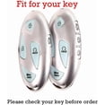thumbnail image 2 of Key Fob Cover Compatible with Hyundai Tucson Kona Ioniq 5 Ioniq 6 Ioniq 9 Grandeur Santa Fe Elantra N Sonata TPU 3 4 5 Button Keychain Case Holder Protector,B Blue, 2 of 9