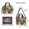 thumbnail image 3 of 16" Laptop Briefcase for Work Travel Laptop Shoulder Bag Carrying Handbag Laptop Case Chicken and Rooster, 3 of 8