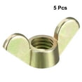 thumbnail image 2 of Unique Bargains M8 Wing Nuts Zinc Plated Fasteners Parts Butterfly Nut Bronze Tone 5pcs, 2 of 3