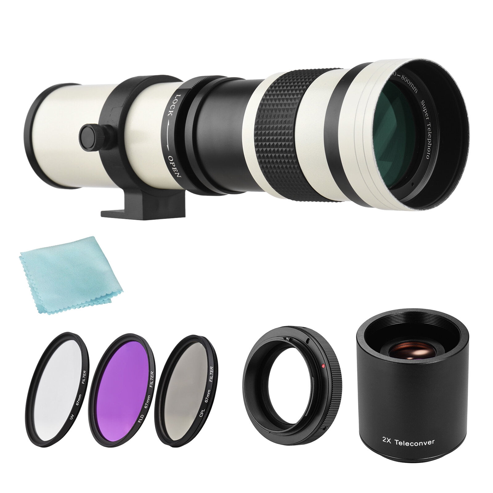 58MM Ultimate Video Camera Accessory Bundle (Mic + Video