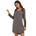 thumbnail image 1 of AMERTEER Chemise de Nuit en Coton pour Femmes, Manches Courtes, Imprimé Mignon, S-TTG, 1 of 6