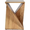 thumbnail image 4 of Jofran Global Archive Jasper Solid Wood Rustic Modern Angled Accent End Table, 4 of 5