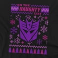 thumbnail image 2 of Transformers T-Shirt Decepticon Naughty List Ugly Christmas Unisex Graphic Tee For Men & Women, 2 of 7
